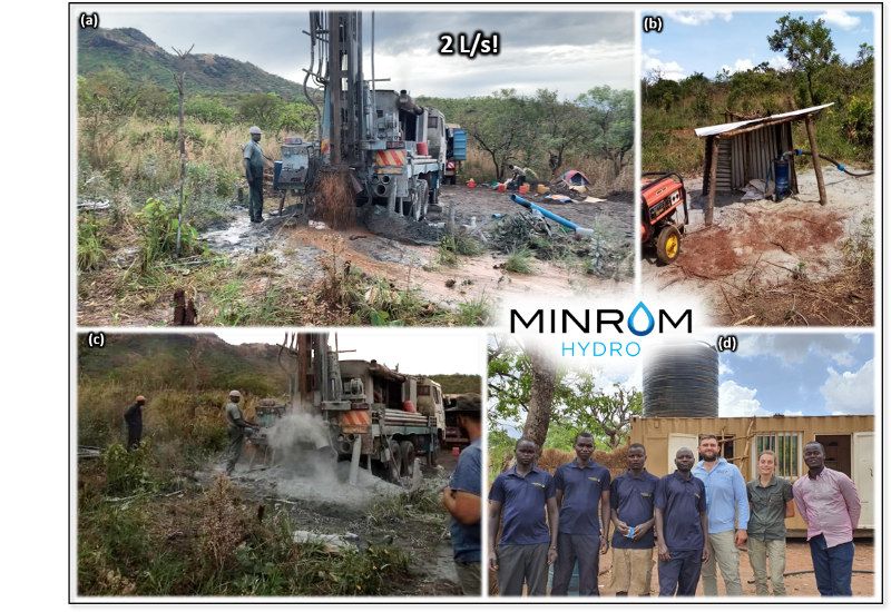 MINROM Hydro finds groundwater in Uganda